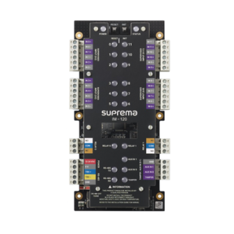 IM120 SUPREMA controladores...
