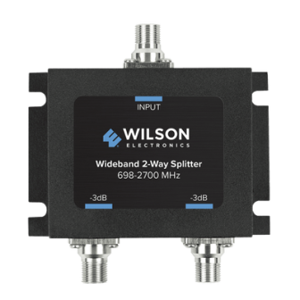 850034 WilsonPRO / weBoost montajes y divisores