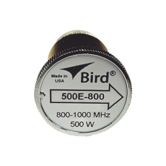 500E800 BIRD TECHNOLOGIES wattmetros y elementos