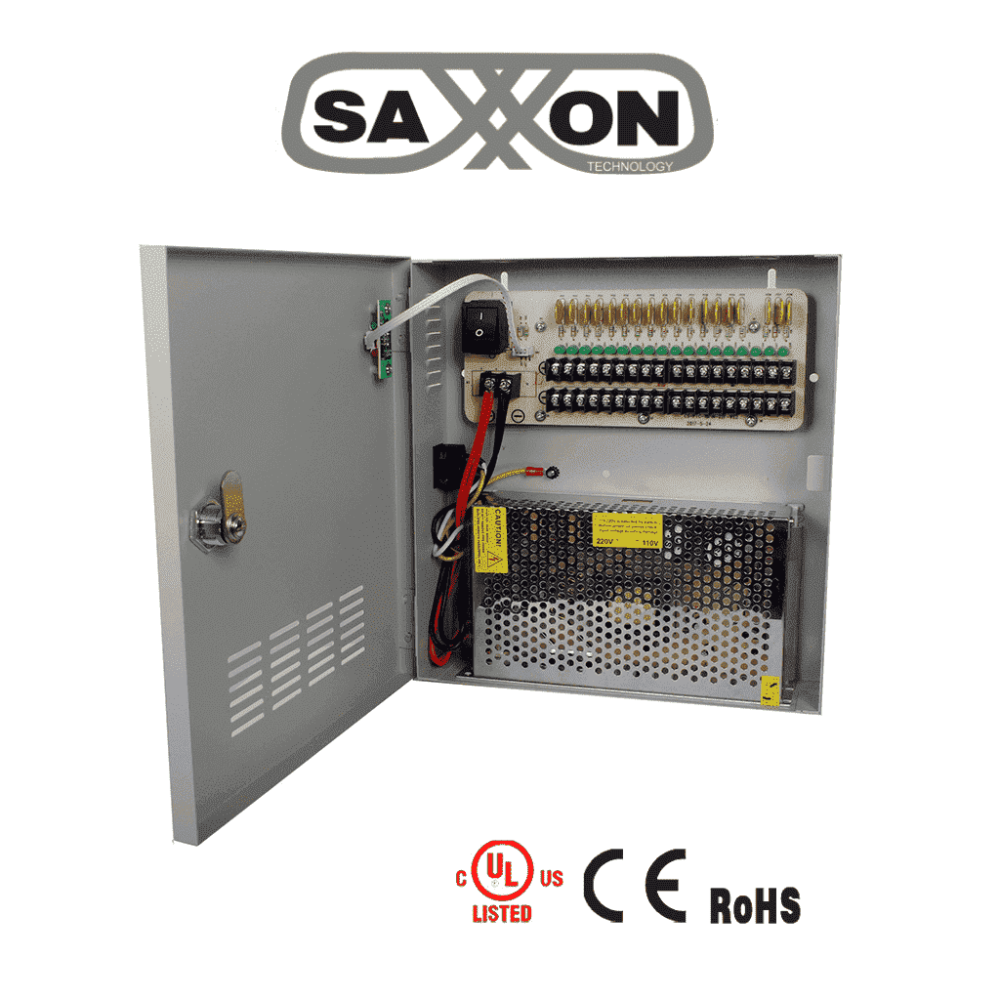 TVN400027 SAXXON PSU1220D18 - Fuente de 12 vcd/ 20 Ampe