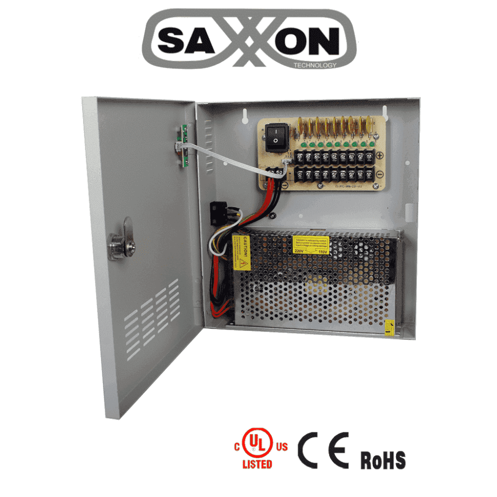 TVN400028 SAXXON PSU1220-D9 - Fuente de Poder de 12 vcd