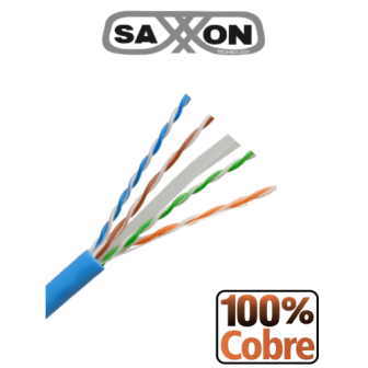 TVD119025 SAXXON OUTP6COP100B - Bobina de Cable UTP Cat