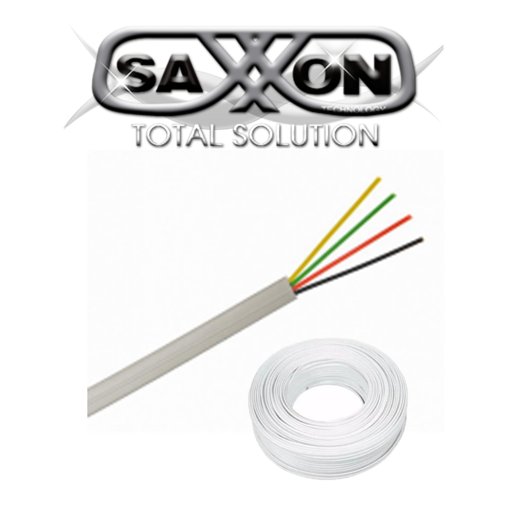 TVD416022 SAXXON OWAC4100J - Cable de alarma / 4 Conduc