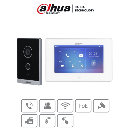 DAHUA KITW01 - Kit de Videoportero IP WiFi Frente de Calle