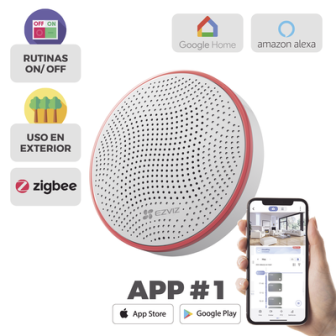 CST9C EZVIZ sirenas y estrobos