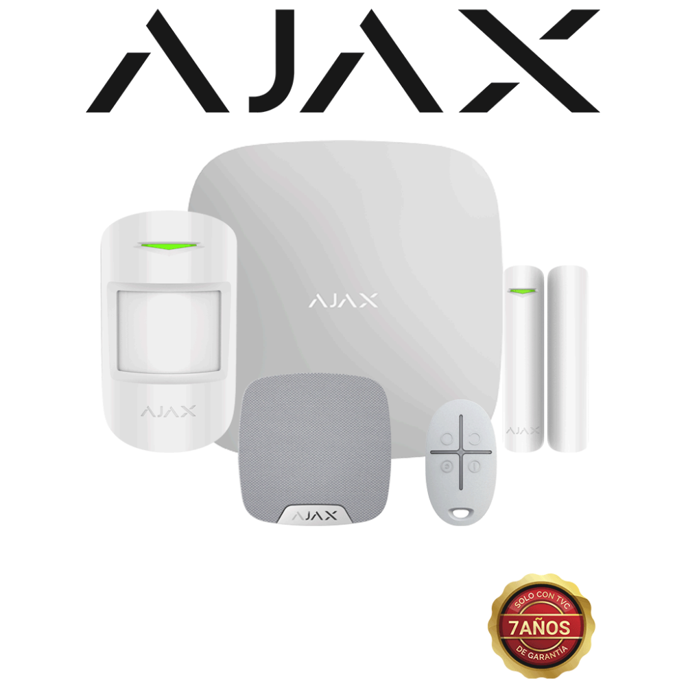 AJX2480014 AJAX AJAX KIT BASIC RESIDENCIAL LIGHT - Panel de alarma Hub2 conexin ETHER