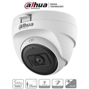DHT0300071 DAHUA DAHUA HAC-T1A51N-U-28-S2 - Cmara Domo de 5 Megapixeles/ Lente de 2.8
